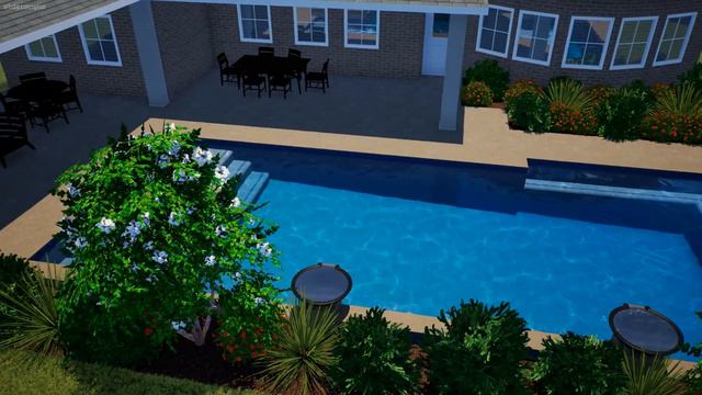 Moser Pool Design by Backyard Amenities смотреть онлайн