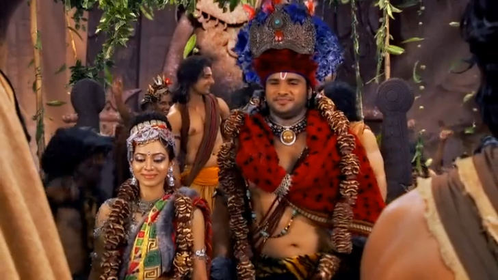 Бхима женится на ракшаси Хидимбе смотреть онлайн