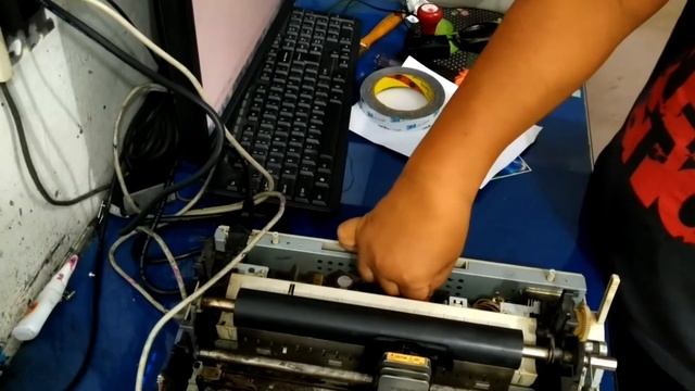 EPSON LX 300+II (ERROR BEEP 5x SOLUTION) смотреть онлайн