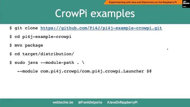 Experimenting with Java and Electronics on the Raspberry Pi смотреть онлайн