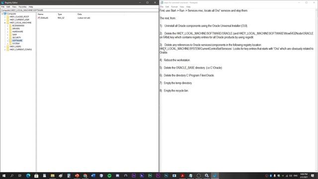 Oracle Tutorials: How to uninstall oracle files completely смотреть онлайн