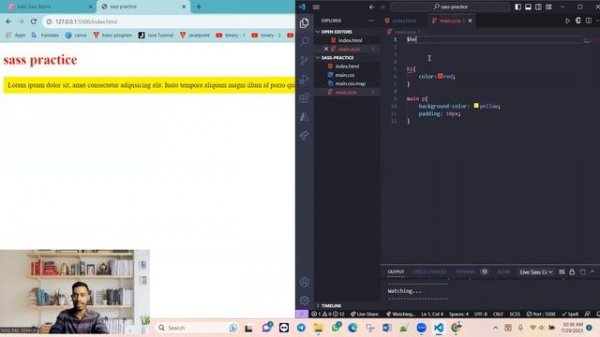 SASS Bangla Tutorial (Lecture-2) || Sass variables.