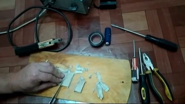 Самодельная ручка выжигателя Ремонт ручки Установка термоизоляции смотреть онлайн