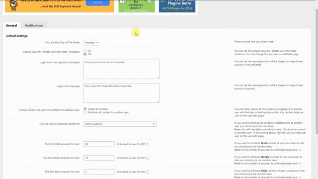 How to block a WordPress user after a certain amount of days смотреть онлайн