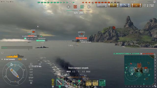 World of Warships. Японские Эсминцы. Видео WoWS. смотреть онлайн