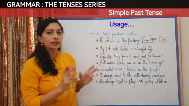 GRAMMAR : THE TENSES SERIES - Simple Past Tense смотреть онлайн