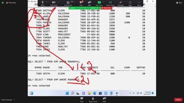 ORACLE (SQL & PL/SQL) | 26 04 22 | New Batch | New Course смотреть онлайн