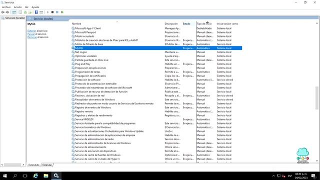 Reiniciar el servicio de Mysql смотреть онлайн