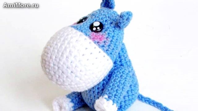 Амигуруми: схема Ослик Иа. Игрушки вязаные крючком - Free crochet patterns. смотреть онлайн