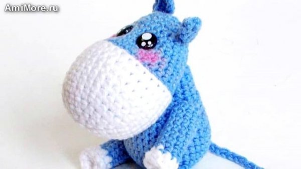 Амигуруми: схема Ослик Иа. Игрушки вязаные крючком - Free crochet patterns.