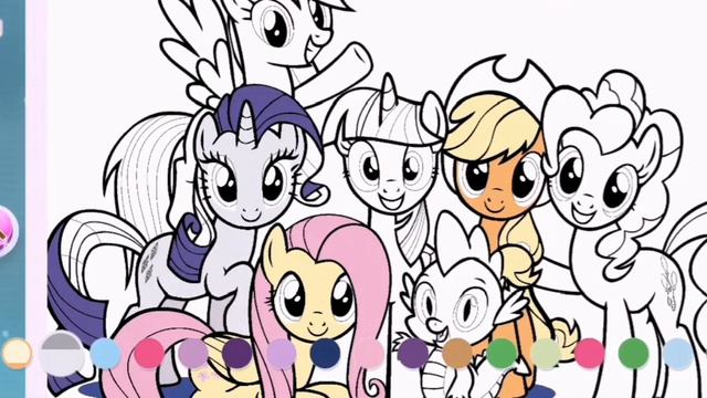 Re-upload My Little Pony Coloring 2023Gameplay #mylittlepony #pferde #pony #kinderspiele