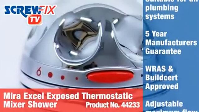 Screwfix Mira Excel Exposed Thermostatic Mixer Shower смотреть онлайн