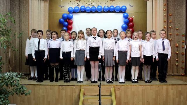 Песня "Вперед гвардейская" _ Школа №439 _ 3В _ без титра смотреть онлайн