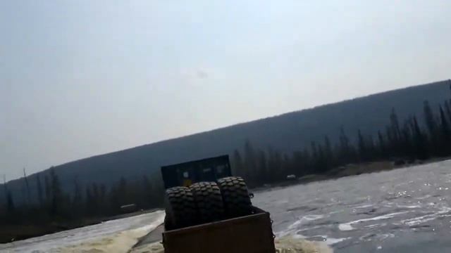 Краз через реку, Якутия смотреть онлайн