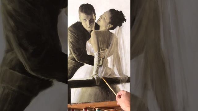 Он всё-таки решился сделать ей подарок, портрет маслом на холсте. смотреть онлайн