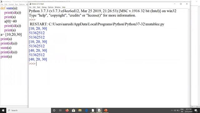 @ 36. PYTHON PROGRAMMING - MUTABLE AND IMMUTABLE VARIABLES | IMPLEMENTATION |Hindi смотреть онлайн