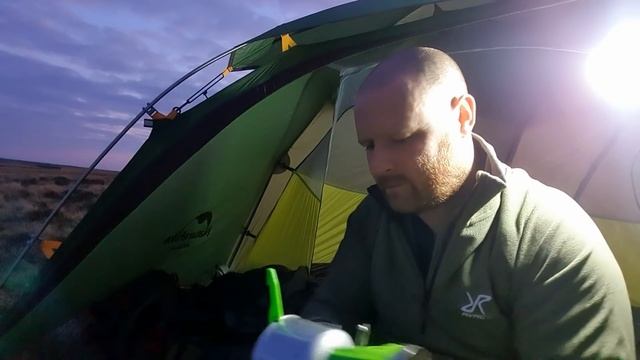 Tent Camping - Moorland Wild Camping - Naturehike Cloudpeak 2 Backpacking Tent