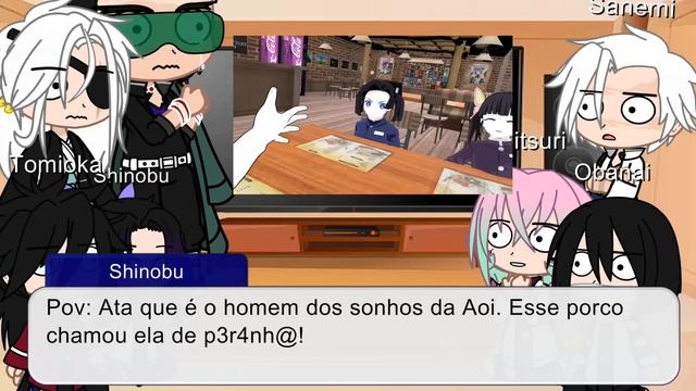 Hashiras react a:"Tanjiro e Inosuke vão a um encontro duplo com a Aoi e Kanao e no demon salyer Vr" смотреть онлайн