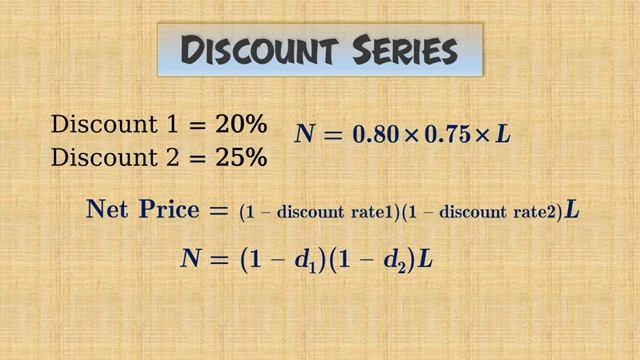 Trade Discount Series / Single Equivalent Rate смотреть онлайн