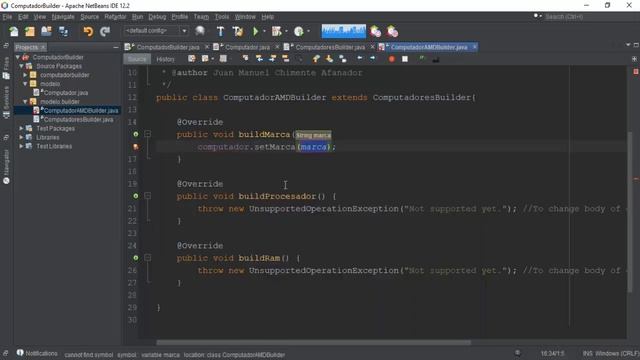 Curso Java. Patrones de Diseño. Patrón Builder. смотреть онлайн