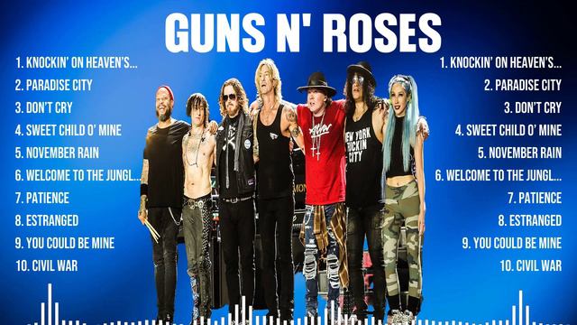 Guns N' Roses Top Hits Popular Songs Top 10 Song Collection смотреть онлайн