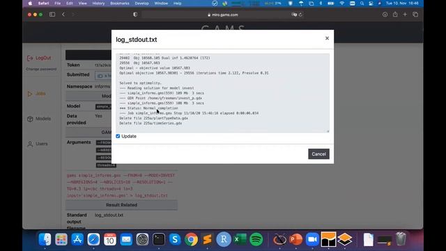 Informs 2020 Workshop - Part 3: solving models in the cloud with GAMS Engine смотреть онлайн