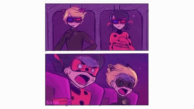 Little Kitty Patrolling | Miraculous Ladybug Comic Dub смотреть онлайн