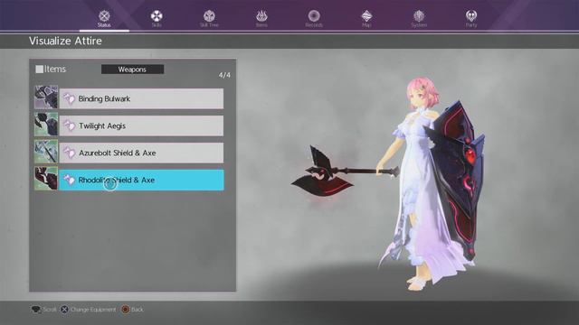 Sword Art Online Alicization Lycoris Rhodolite and Azurebolt Shield & Axe Skin смотреть онлайн