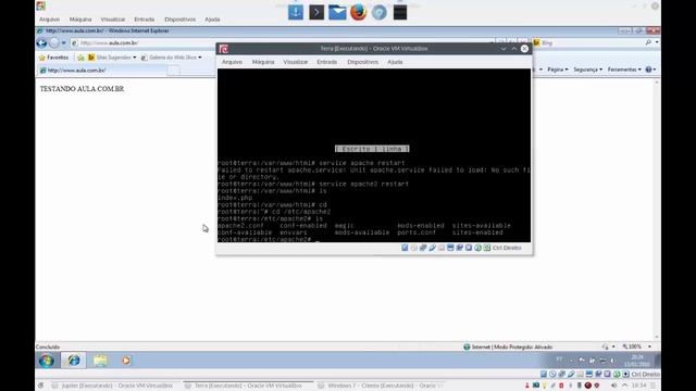 Curso de Redes - Instalação e Configuração APACHE - PHP5 - MYSQL - DNS (Linux Debian) смотреть онлайн