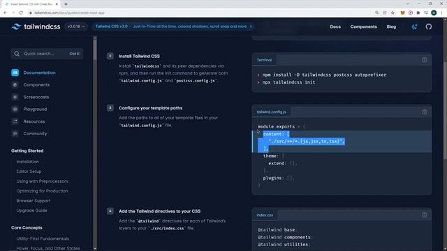 React JS & Tailwind CSS setup || #fastrick || смотреть онлайн