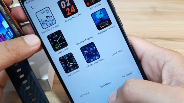 C20 Pro Smartwatch - Downloading Watch Faces from Da Fit app on Android смотреть онлайн