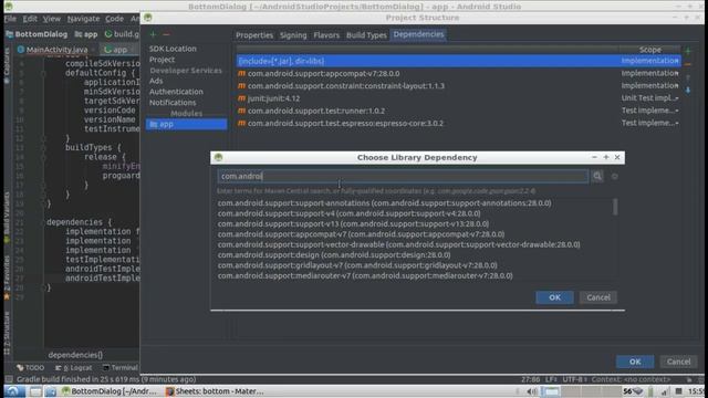 Android Tutorial - How to Create Bottom Sheet Dialog смотреть онлайн