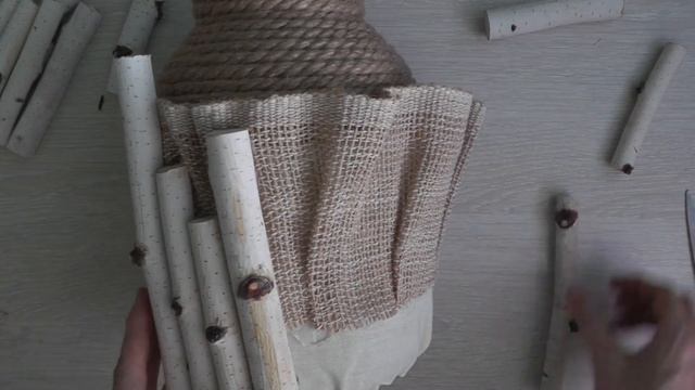 Как сделать вазу из банки своими руками. Изделие из веток и веревки (каната). Поделки из банки смотреть онлайн