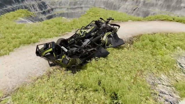 BeamNG drive - Leap Of Death Cars Jumps & Falls Into water #2 смотреть онлайн