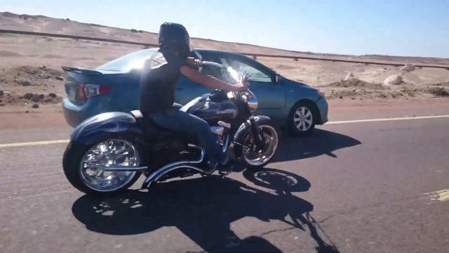 yamaha warrior XV1700PC w/ blue steel customs 300 fat tire kit смотреть онлайн