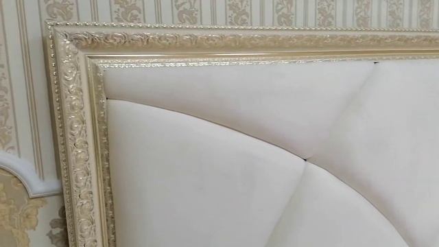 Спальня Дольче с 4 дверным шкафом Крем глянец Фортуна мебель . смотреть онлайн