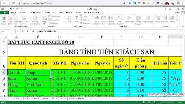 Kỹ năng cơ bản: Bài Excel 20 смотреть онлайн