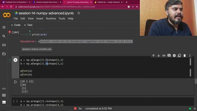 Session 14 - Advanced Numpy | Data Science Mentorship Program (DSMP) 2022-23 | Free Session смотреть онлайн