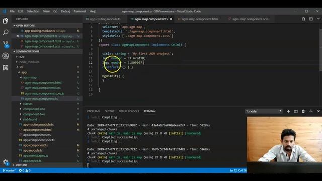 How to use Angular Google Map смотреть онлайн