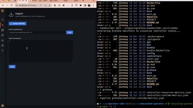 Demo: New Plugin Grafana/v1-alpha By Tony (Google Summer Code 2022)