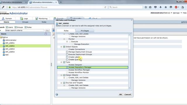 Informatica Administration Training Tutorial 12- Changing user own password from Repository manager смотреть онлайн