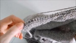 Простой жилет спицами для женщин на пуговицах ЧАСТЬ 1 Набор петель, тело жилета, полочка, скос плеч