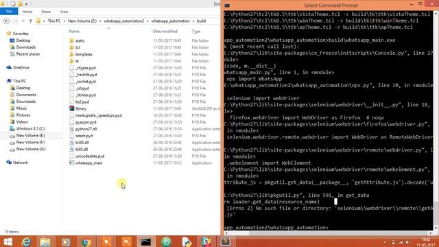 cx freeze error смотреть онлайн