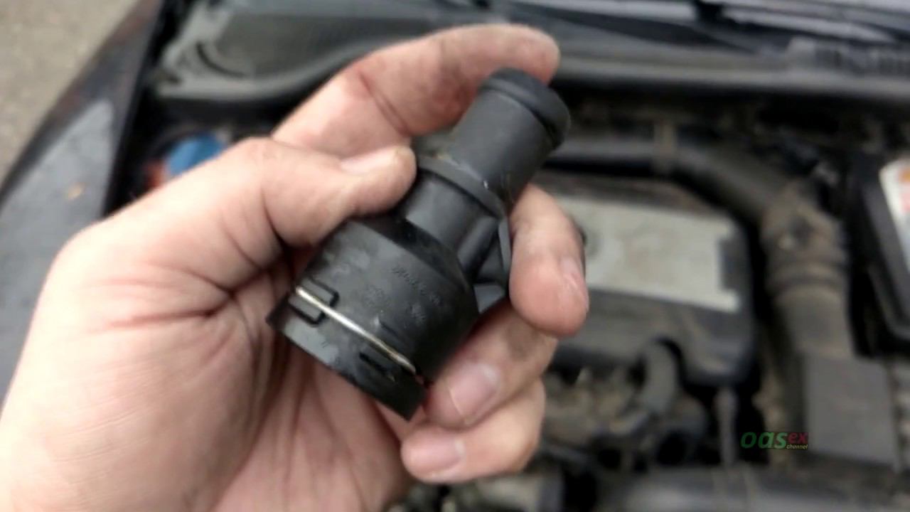 Ушёл антифриз Шкода Октавия замена фитинга