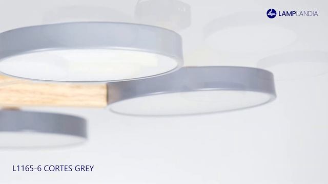 Люстра L1165 6 CORTES GREY Lamplandia смотреть онлайн