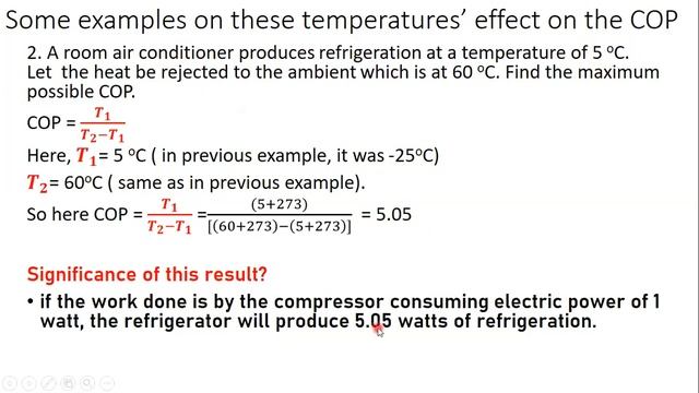 RAC Lecture 4 -operating temperatures effect on COP, Heat Pump, Unit of refrigeration смотреть онлайн