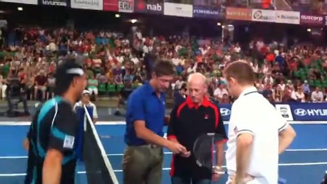 nab guest Barry Hunt coin toss Hewitt & Golubev смотреть онлайн