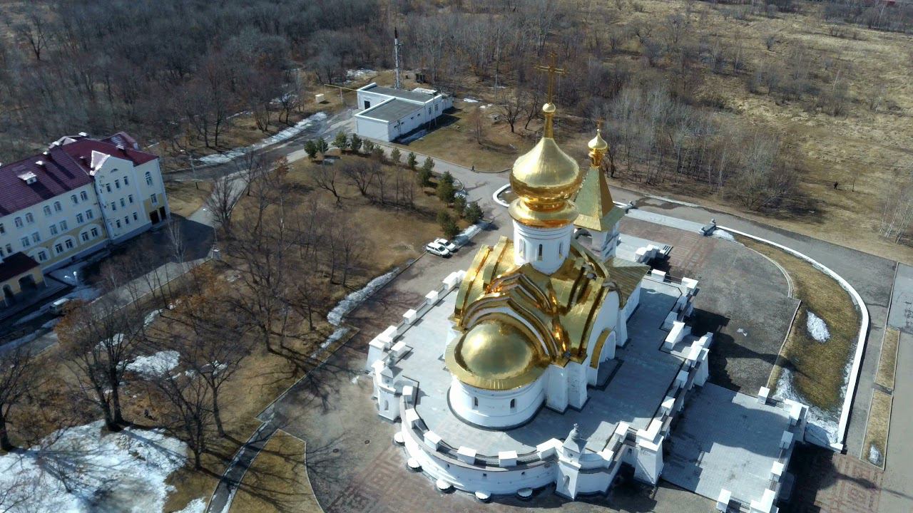 Хабаровск.  Храм Серафима Саровского.  The Far East. Severny Park. Church Of Seraphim Of Sarov.