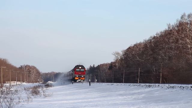 ТЭП70БС-222 с пассажирским №391 Томск - Лениногорск смотреть онлайн