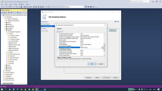 Експортиране на БД от Microsoft SQL Server Management Studio в SQL файл смотреть онлайн